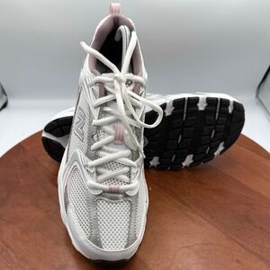 New Balance 530 Womens Sneaker Size 10 White Pink Silver Athletic MR530SGC